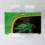 Jamaica Rugby Tablecloth Go Champions - Pineapple Pattern