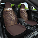 Skull Cowboy Car Seat Cover Wild West Reborn