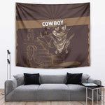 Skull Cowboy Tapestry Wild West Reborn