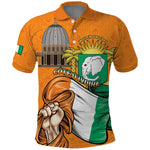 Personalised Happy Cote dIvoire Polo Shirt 65th of Independence Day