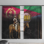 Happy Eritrea Revolution Day Window Curtain Remember Hamid Idris Awate - African Pride