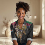 Happy Eritrea Revolution Day Women Casual Shirt Remember Hamid Idris Awate - African Pride