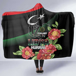 Libya Hooded Blanket February 17th Revolution - African Pride