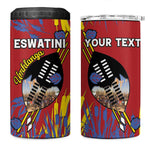Personalized Umhlanga Reed Dance 4 in 1 Can Cooler Tumbler Eswatini Heritage - African Pride