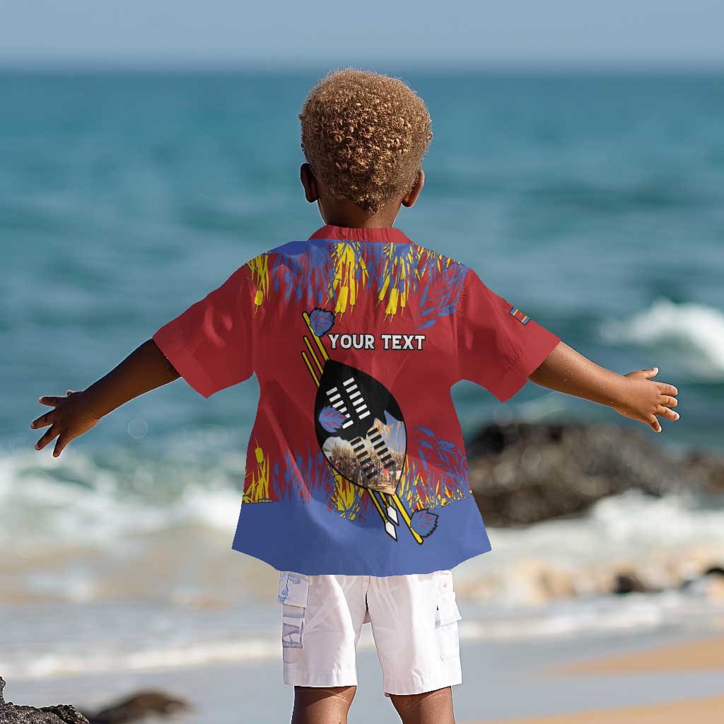 Personalized Umhlanga Reed Dance Kid Hawaiian Shirt Eswatini Heritage - African Pride