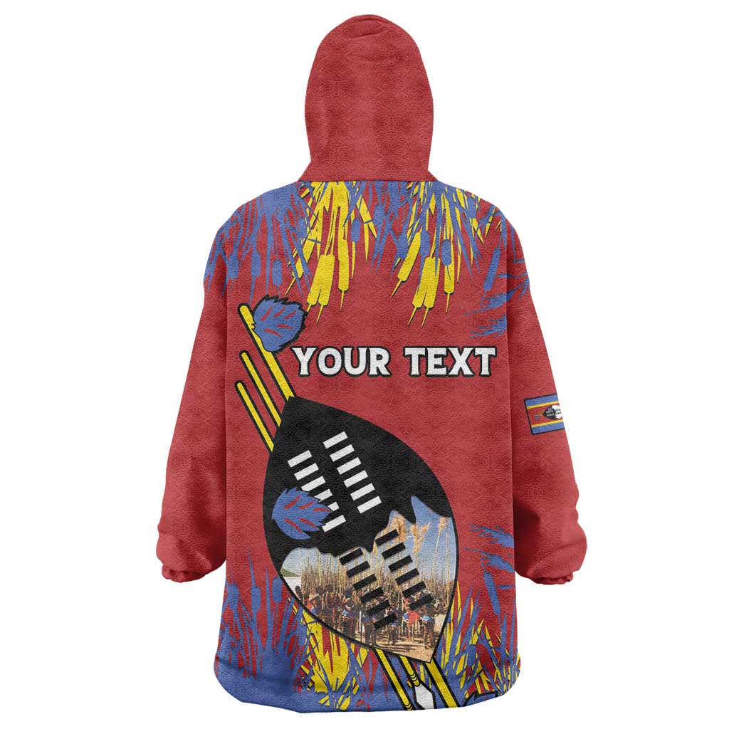 Personalized Umhlanga Reed Dance Kid Wearable Blanket Hoodie Eswatini Heritage - African Pride