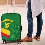 Custom Cameroon Basketball Luggage Cover Go Indomitable Lions - African Pride