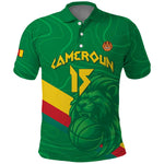 Custom Cameroon Basketball Polo Shirt Go Indomitable Lions - African Pride