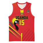 Custom Uganda Basketball Basketball Jersey Go Champions Silverbacks - African Pride