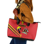 Uganda Basketball Leather Tote Bag Go Champions Silverbacks - African Pride