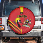 Uganda Basketball Spare Tire Cover Go Champions Silverbacks - African Pride