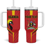 Custom Uganda Basketball Tumbler With Handle Go Champions Silverbacks - African Pride