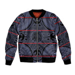 Basotho Blanket Bomber Jacket Lesotho Seanamarena Heritage - Serenity - African Pride