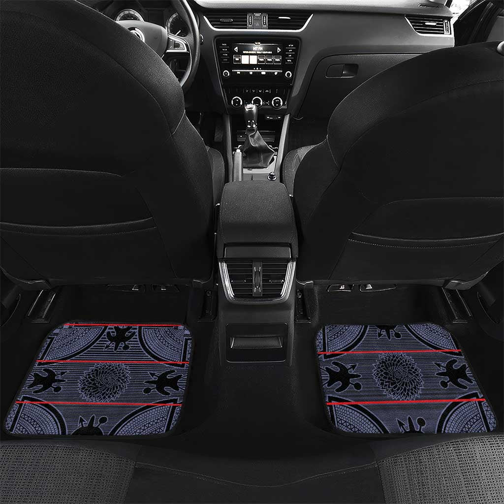 Basotho Blanket Car Mats Lesotho Seanamarena Heritage - Serenity - African Pride