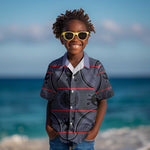 Basotho Blanket Kid Hawaiian Shirt Lesotho Seanamarena Heritage - Serenity - African Pride
