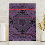 Basotho Blanket Canvas Wall Art Lesotho Seanamarena Heritage - Violet - African Pride