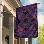 Basotho Blanket Garden Flag Lesotho Seanamarena Heritage - Violet - African Pride