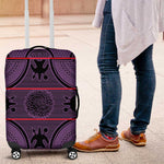 Basotho Blanket Luggage Cover Lesotho Seanamarena Heritage - Violet - African Pride