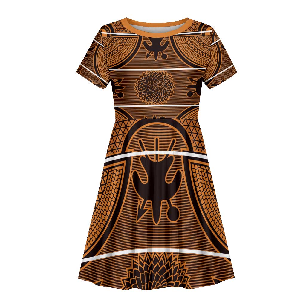 Basotho Blanket Kid Polo Shirt Lesotho Seanamarena Heritage - Serenity LT15 main image 0