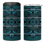 Basotho Blanket 4 in 1 Can Cooler Tumbler Lesotho Motlatsi Seanamarena Heritage - Lesotho Breeze - African Pride