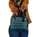 Basotho Blanket Shoulder Handbag Lesotho Motlatsi Seanamarena Heritage - Lesotho Breeze - African Pride