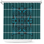 Basotho Blanket Shower Curtain Lesotho Motlatsi Seanamarena Heritage - Lesotho Breeze - African Pride