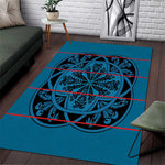 Basotho Blanket Area Rug Lesotho Kharetsa Seanamarena Heritage - Blue - African Pride