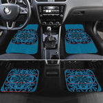 Basotho Blanket Car Mats Lesotho Kharetsa Seanamarena Heritage - Blue - African Pride