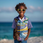 Nigeria Osun-Osogbo Festival Kid Hawaiian Shirt Oshun God - Yoruba Pattern - African Pride