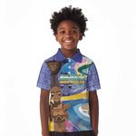 Nigeria Osun-Osogbo Festival Kid Polo Shirt Oshun God - Yoruba Pattern - African Pride