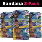 Nigeria Osun-Osogbo Festival Neck Gaiter Oshun God - Yoruba Pattern LT15