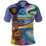 Nigeria Osun-Osogbo Festival Polo Shirt Oshun God - Yoruba Pattern - African Pride