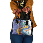 Nigeria Osun-Osogbo Festival Shoulder Handbag Oshun God - Yoruba Pattern - African Pride