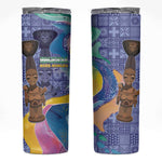 Nigeria Osun-Osogbo Festival Skinny Tumbler Oshun God - Yoruba Pattern - African Pride