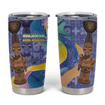 Nigeria Osun-Osogbo Festival Tumbler Cup Oshun God - Yoruba Pattern - African Pride