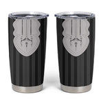 Liberia Kpelle Ethnic Heritage Pattern - Black Tumbler Cup - African Pride