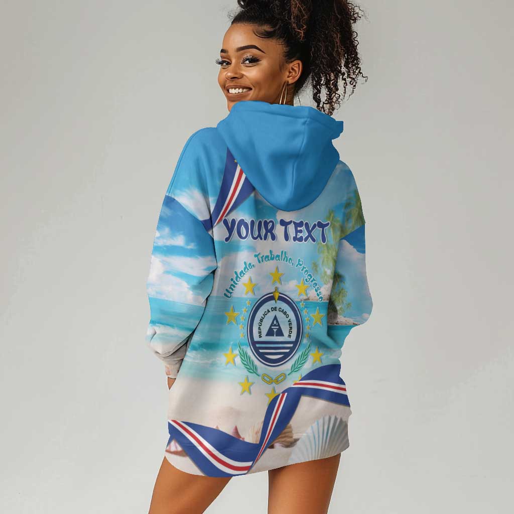 Cape Verde Morabeza Hoodie Dress Paradise Ocean - African Pride
