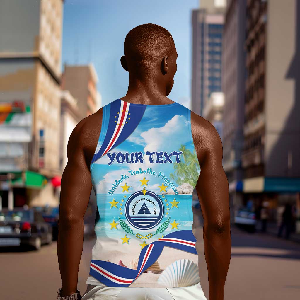 Cape Verde Morabeza Men Tank Top Paradise Ocean - African Pride