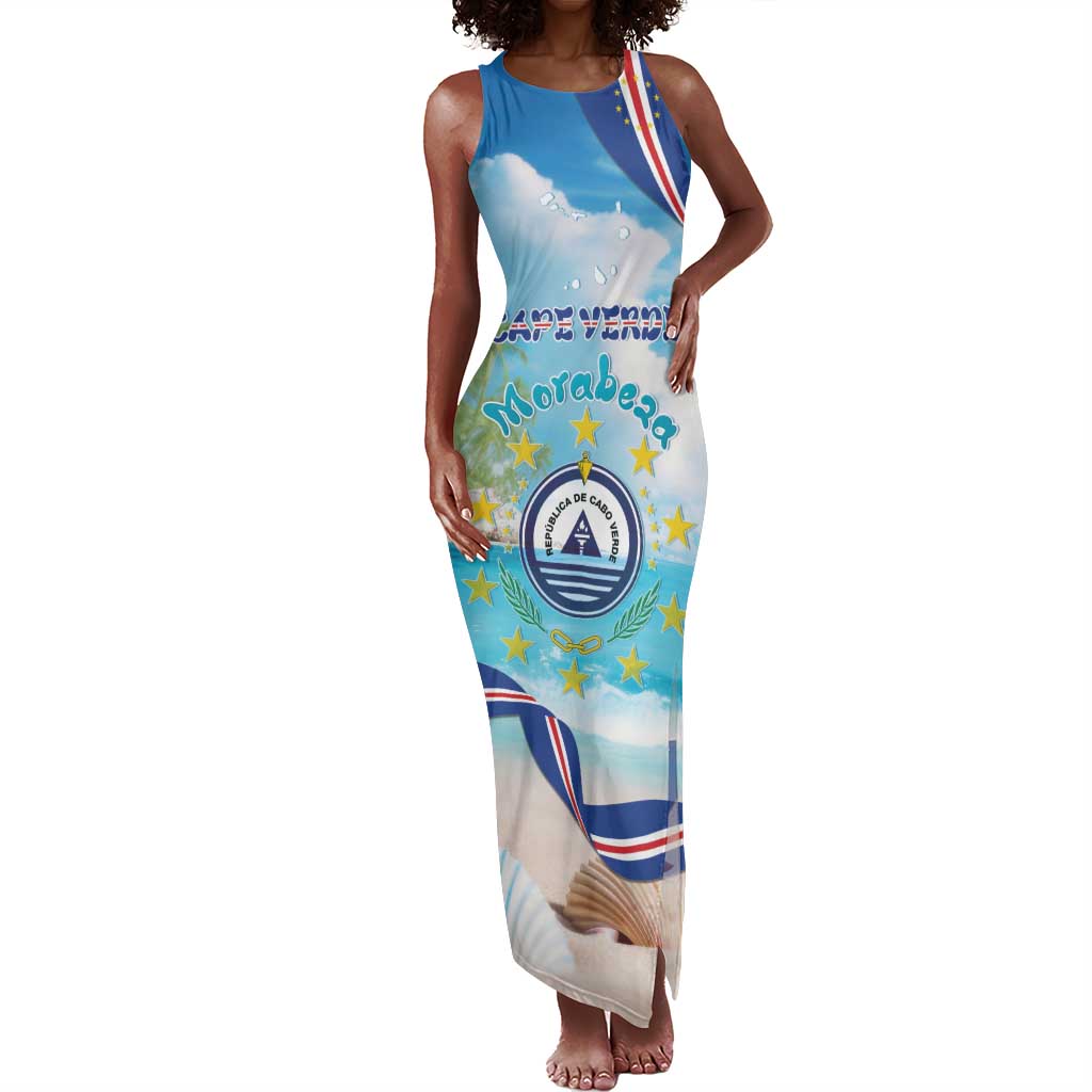 Cape Verde Morabeza Tank Maxi Dress Paradise Ocean - African Pride