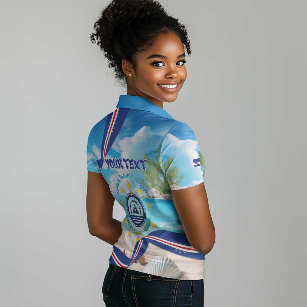 Cape Verde Morabeza Women Polo Shirt Paradise Ocean - African Pride