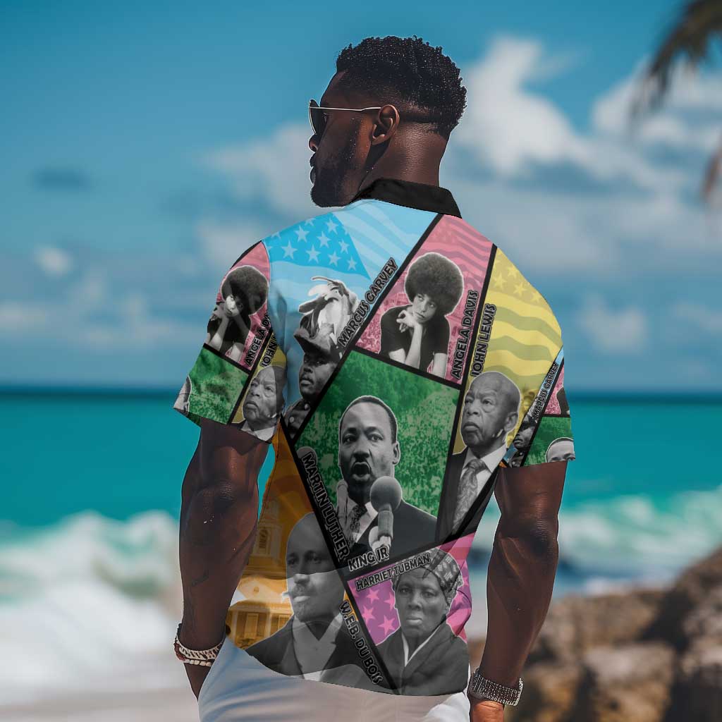 Civil Rights Leader Hawaiian Shirt Black History Tribute - African Pride