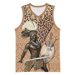South Africa Zulu People Basketball Jersey Zulu Warrior - African Pattern - African Pride