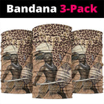 South Africa Zulu People Neck Gaiter Zulu Warrior - African Pattern LT15