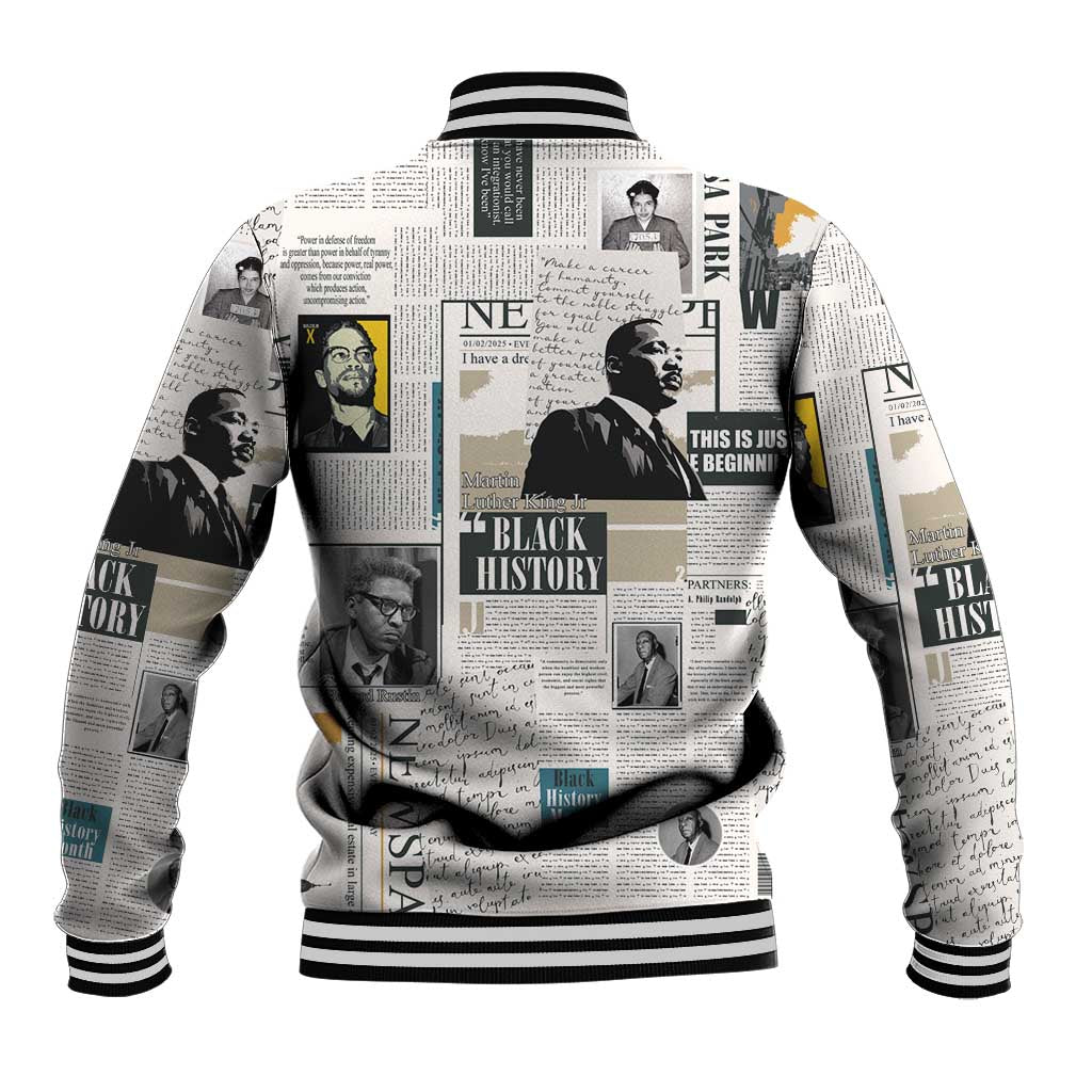 Civil Rights Leaders Baseball Jacket African-American History Month