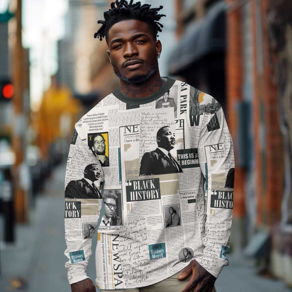 Civil Rights Leaders Long Sleeve Shirt African-American History Month