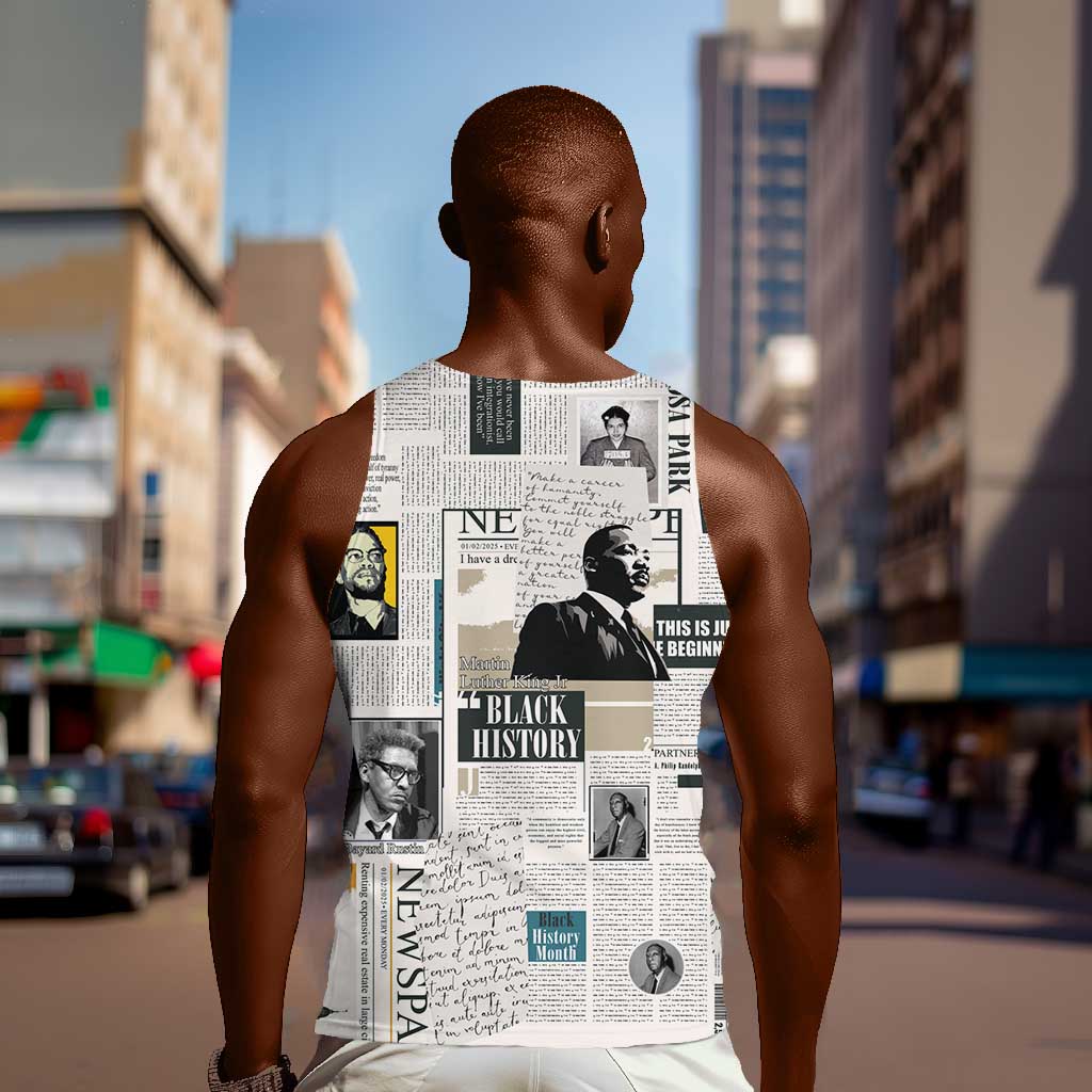 Civil Rights Leaders Men Tank Top African-American History Month