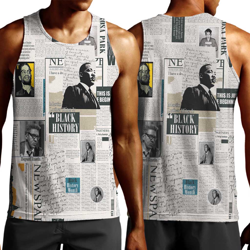 Civil Rights Leaders Men Tank Top African-American History Month