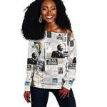 Civil Rights Leaders Off Shoulder Sweater African-American History Month