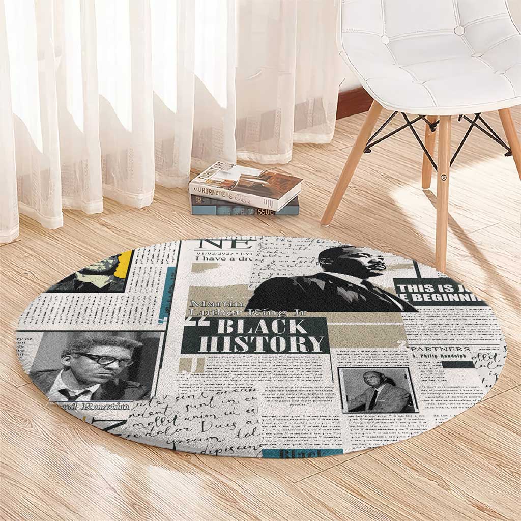 Civil Rights Leaders Round Carpet African-American History Month