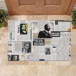 Civil Rights Leaders Rubber Doormat African-American History Month
